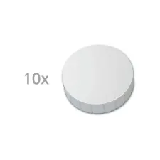 Magneet Maul solid 20mm wit (10 stuks) Magneet Maul solid 20mm wit (10 stuks)