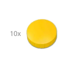 Magneet Maul solid 32mm geel (10 stuks)