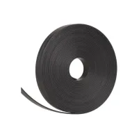 2DOBOARD Magneetband 10mm zwart/rl5m