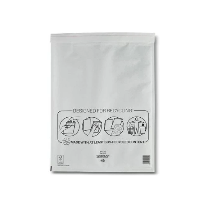 Mail Lite Luchtkussenenvelop MailLite K/7 wit/100 (1 doos x 100 stuks)