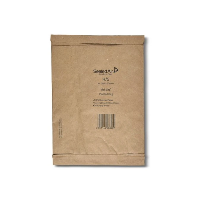 MAIL LITE® Padded Enveloppen H/5 264 x 374 mm Goud (doos 50 stuks)