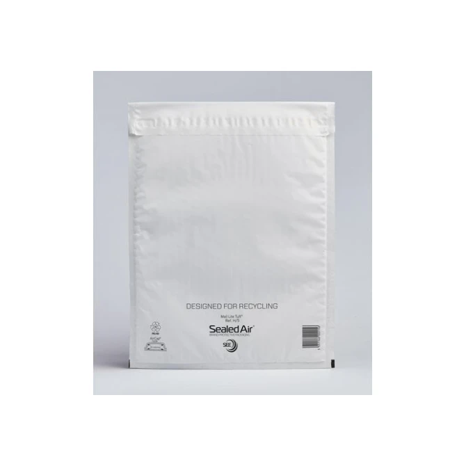 MAIL LITE Tuff® Tuff H5 Luchtkussenenvelop 360 x 270 mm Polyetheleen Wit (doos 50 stuks) MAIL LITE Tuff® Tuff H5 Luchtkussenenvelop 360 x 270 mm Polyetheleen Wit (doos 50 stuks)