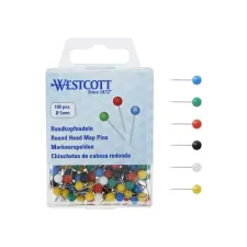 Westcott Markeerspeld 5 mm/16 mm Assorti (pak 100 stuks) Westcott Markeerspeld 5 mm/16 mm Assorti (pak 100 stuks)