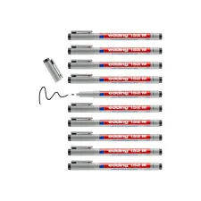 EDDING Marker EDDING 152M zwart/ds10 (1 doos x 10 stuks)