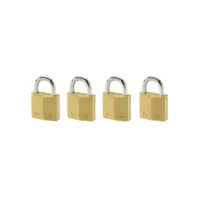 Master Lock 4 Hangsloten Staal 30 x 5 mm (pak 4 stuks) Master Lock 4 Hangsloten Staal 30 x 5 mm (pak 4 stuks)