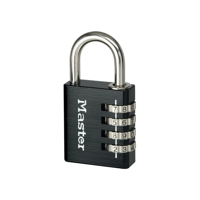 Master Lock Hangslot met 3 cijfers 40 mm Zwart