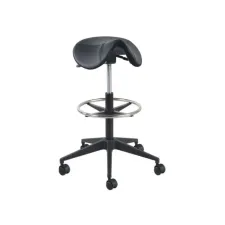 Matera Kruk Groot Kunststof Voet Splitleer Zwart