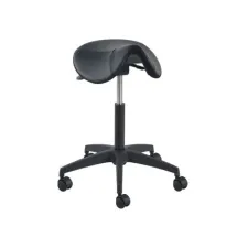 Matera Kruk Middelgroot Kunststof Voet Splitleer Zwart Matera Kruk Middelgroot Kunststof Voet Splitleer Zwart