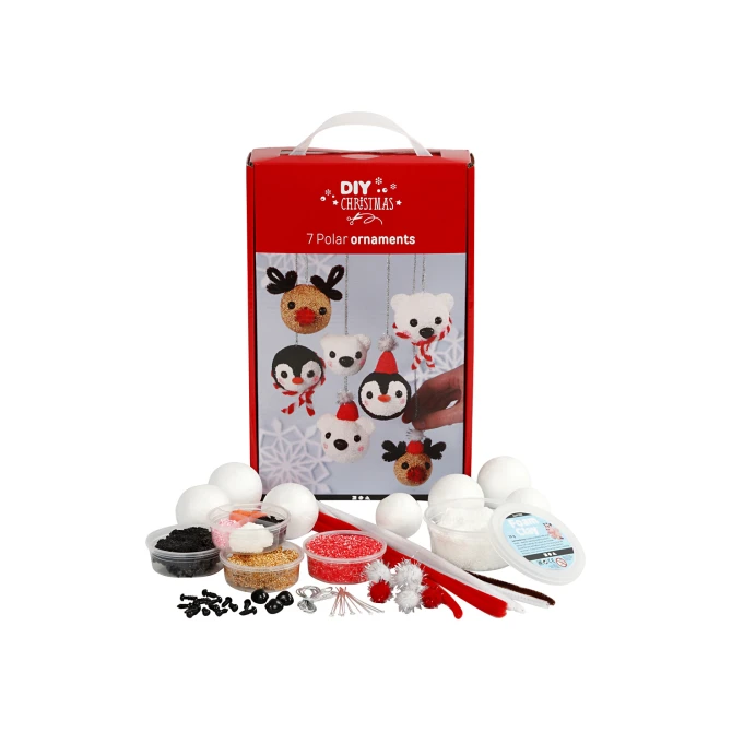 Foam Clay Materialenset FC Kerst 7 polar ornament