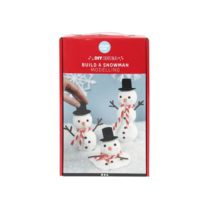 Foam Clay Materialenset FC maak een sneeuwpop