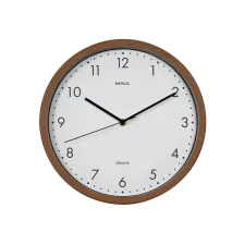 Maul Wandklok Maul Grain 30cm donker hout