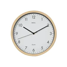 Maul Wandklok Maul Grain 30cm lichtbruin