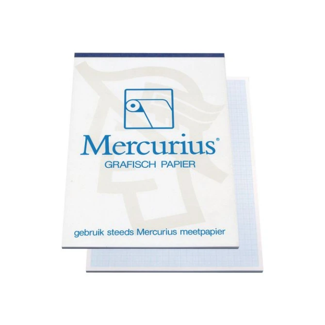 Mercurius grafisch A3 Millimeterpapier 80 g/m² Blauw (blok 50 vel) Mercurius grafisch A3 Millimeterpapier 80 g/m² Blauw (blok 50 vel)