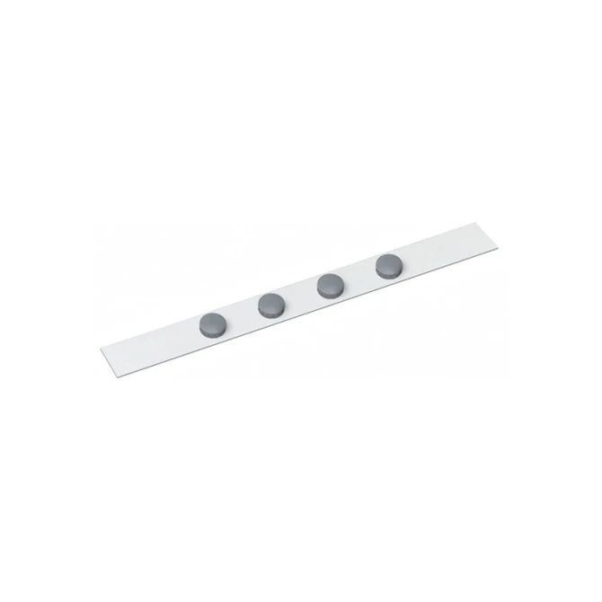 Maul Metaalstrip Maul 1m met 4 magneten wit