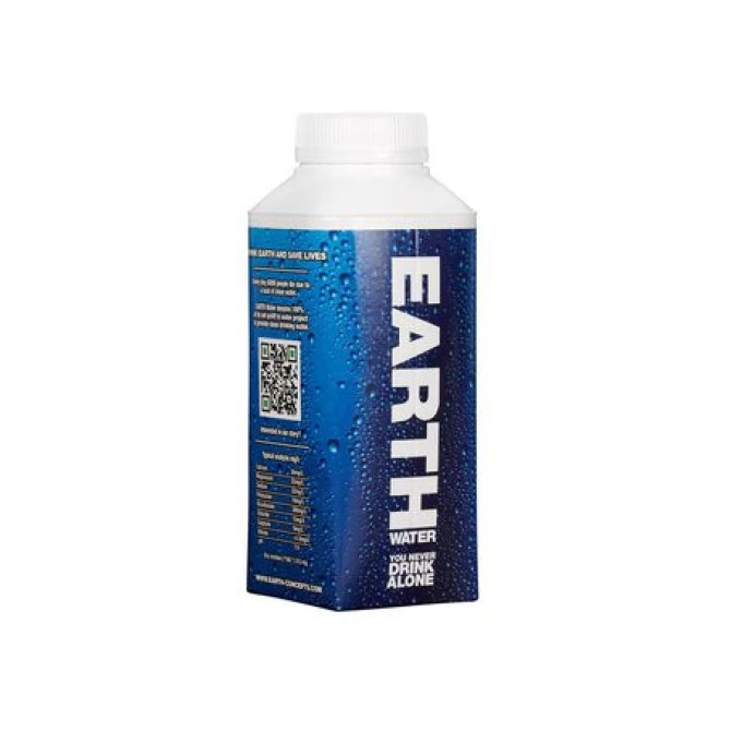 EARTH Water Mineraalwater Koolzuurvrij 0.5 liter Tetra (doos 24 stuks)