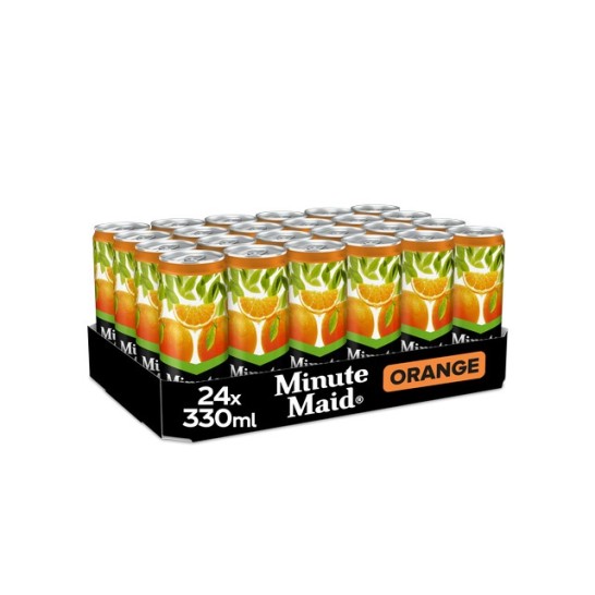 MinuteMaid Orange Frisdrank 0.33 l blik (pak 24 stuks