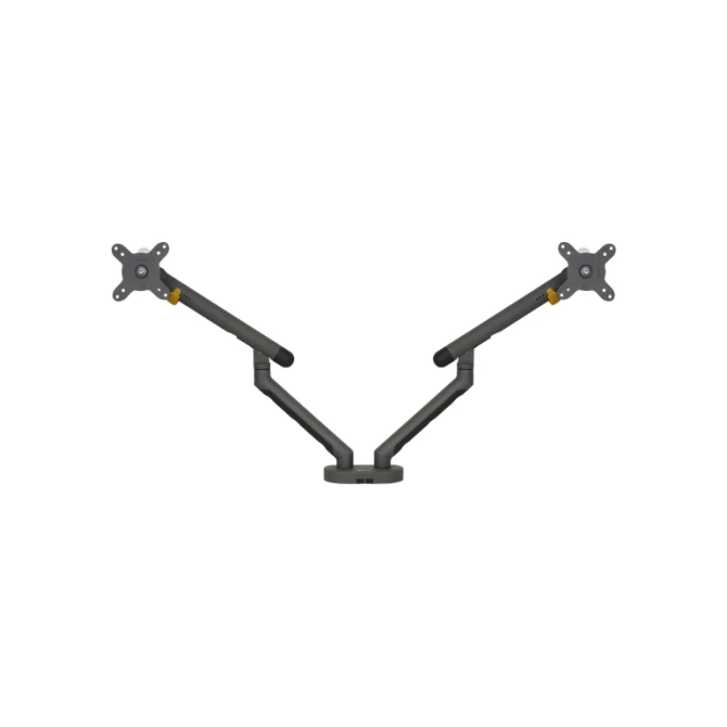 Monitorarm B+E Flexible Dual antraciet