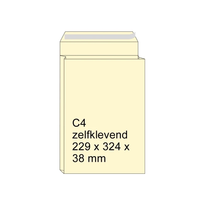 Monsterzak 229x324x38 creme P/S (10 stuks)