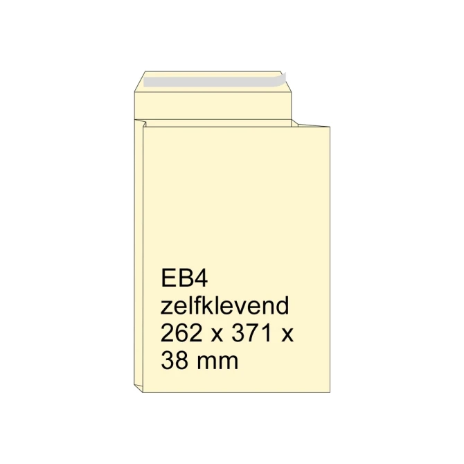 Monsterzak 262x371x38mm crème P/S (10 stuks)