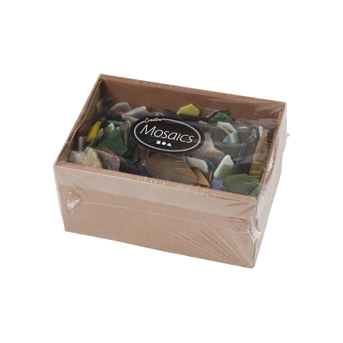 Creotime Mozaiek 15-60mm glas assorti (doos 2 kilogram)