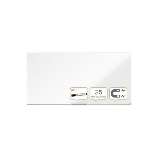 NOBO Impression Pro Magnetisch Whiteboard Emaille 2400 x 1200 mm Wit