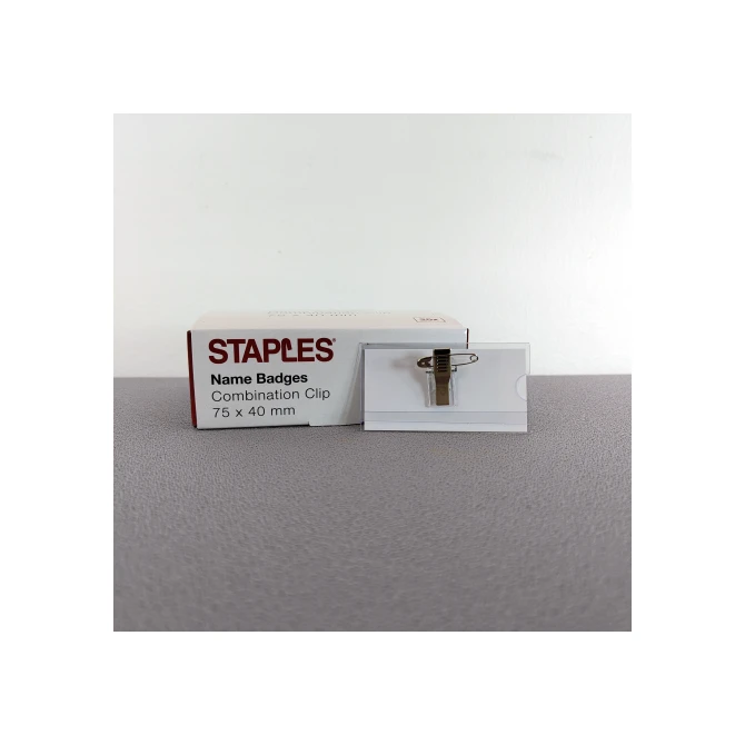 Naambadge SPLS 75x40mm combiklem/ds25 Naambadge SPLS 75x40mm combiklem/ds25