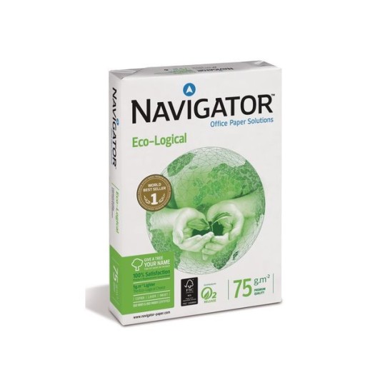 Navigator Eco Logical Papier A3 75 g/m² Wit (doos 5 x 500 vel)