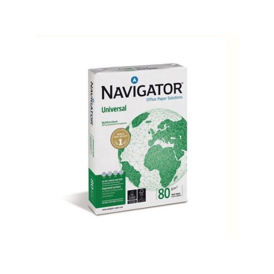 Navigator Universal Papier A4 80 g/m² Wit (pak 5 x 500 vel)