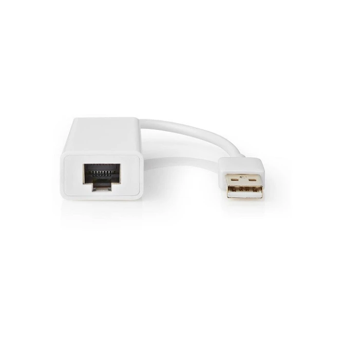 Nedis Netwerkadapter Nedis USB-A/RJ45 wit