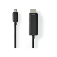 Nedis USB C naar HDMI kabel | Nedis | 1 meter (4K@60Hz. Vernikkeld. Alt-modus) Nedis USB C naar HDMI kabel | Nedis | 1 meter (4K@60Hz. Vernikkeld. Alt-modus)