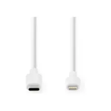 Nedis USB C naar Lightning kabel | 2 meter (Wit) Nedis USB C naar Lightning kabel | 2 meter (Wit)