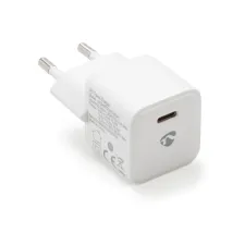 Nedis USB C snellader | Nedis | 1 poort (USB C 20W Power Delivery Wit)