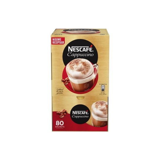 Nescafé Cappuccino Instant Koffie Sticks (pak 80 stuks)