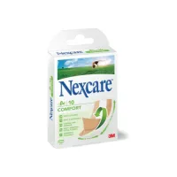 Nexcare Comfort strips pleisters 10 x 6 cm (pak 10 stuks) Nexcare Comfort strips pleisters 10 x 6 cm (pak 10 stuks)