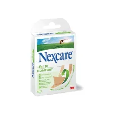Nexcare Comfort strips pleisters 10 x 6 cm (pak 10 stuks)