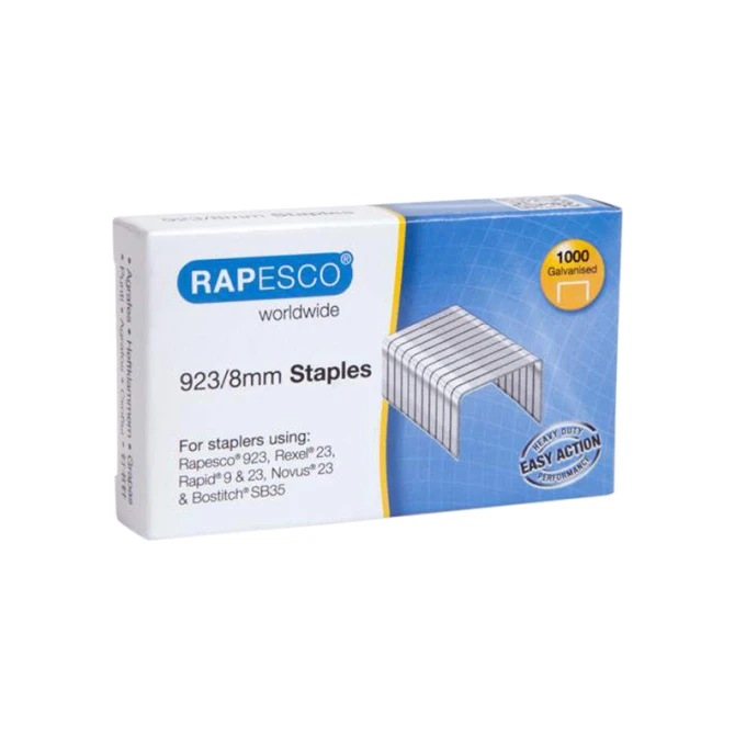 Nieten Rapesco 23/8 galva (1000 stuks)