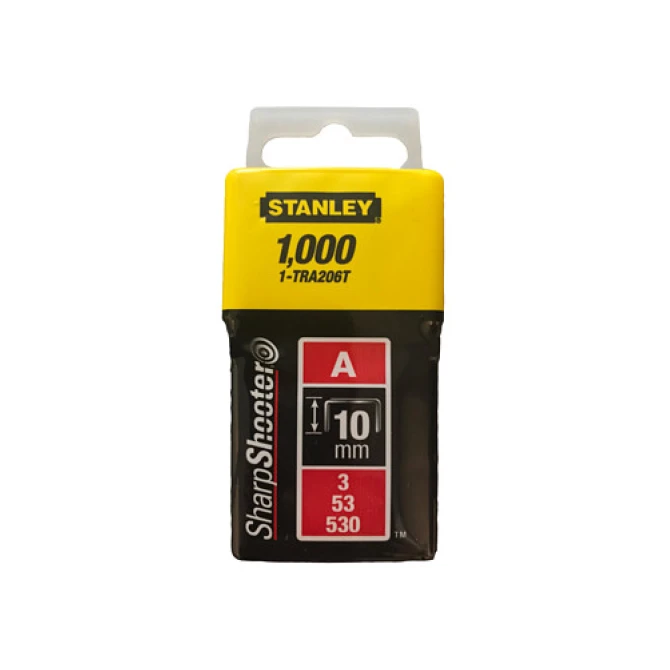 Stanley Nieten Type A 10 mm (pak 1000 stuks) Stanley Nieten Type A 10 mm (pak 1000 stuks)
