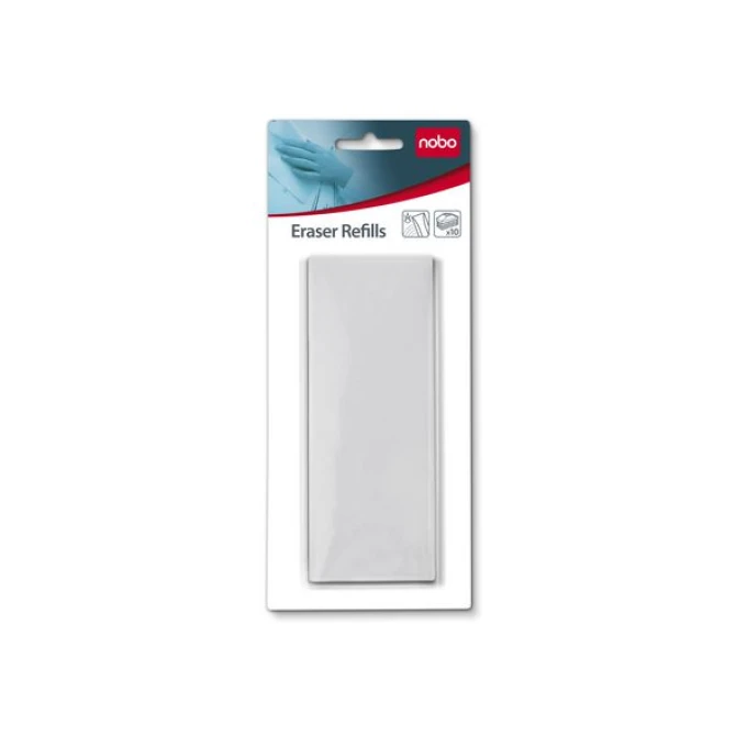 NOBO Deluxe Navulling whiteboard wisser (pak 10 stuks) NOBO Deluxe Navulling whiteboard wisser (pak 10 stuks)