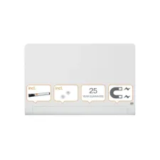 NOBO Diamond Glasbord Magnetisch Beschrijfbaar Veiligheidsglas 1260 x 711 mm Zwart