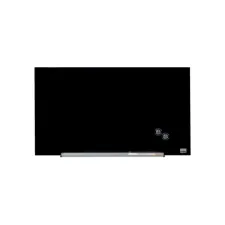 NOBO Diamond Glasbord Magnetisch Beschrijfbaar Veiligheidsglas 677 x 381 mm Zwart