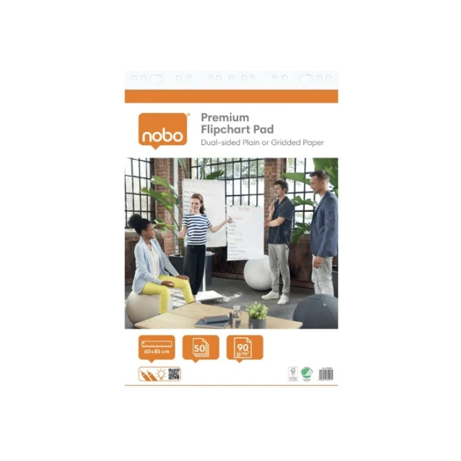 Nobo Flipoverblok Nobo premium 60x85/pk2