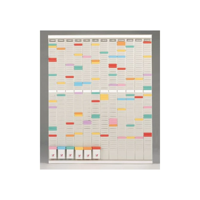 NOBO Jaarplanner Met 13 Panelen 54 Sleuven NOBO Jaarplanner Met 13 Panelen 54 Sleuven