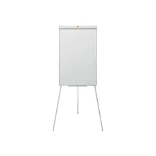 NOBO Klassieke stalen flip-over plus mobiel whiteboard magnetisch stalen oppervlak aluminium frame