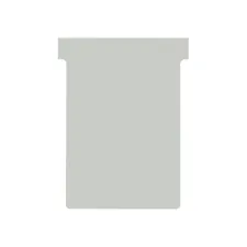 Nobo T-kaart Nr 3 grijs (pak 100 stuks)