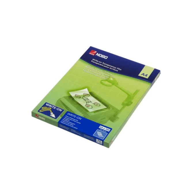 NOBO OHP transparanten Beschrijfbaar (pak 100 stuks) NOBO OHP transparanten Beschrijfbaar (pak 100 stuks)