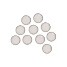 NOBO Rare Earth Magneet rond 30 mm Transparant (pak 10 stuks)