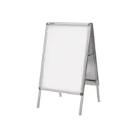 NOBO Stoepbord 700 x 1000 mm Zilver