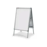 NOBO Stoepbord A2 Zilver