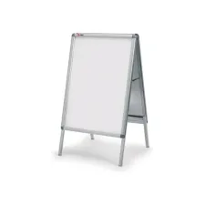 NOBO Stoepbord A2 Zilver