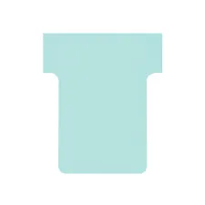 Nobo T-Kaart Maat 1.5 Papier 170 g/m² 53 x 36 mm Blauw (pak 100 stuks)